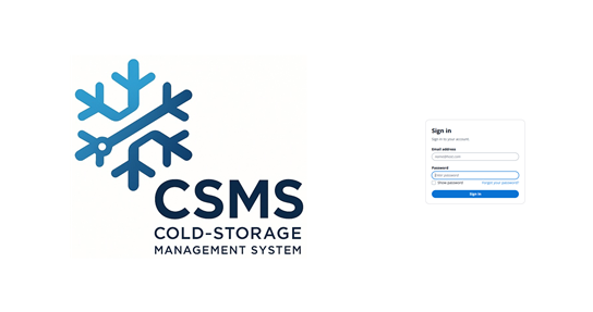 Interfaz del software CSMS para control de frigoríficos